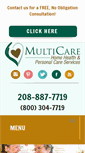 Mobile Screenshot of multicareinc.com